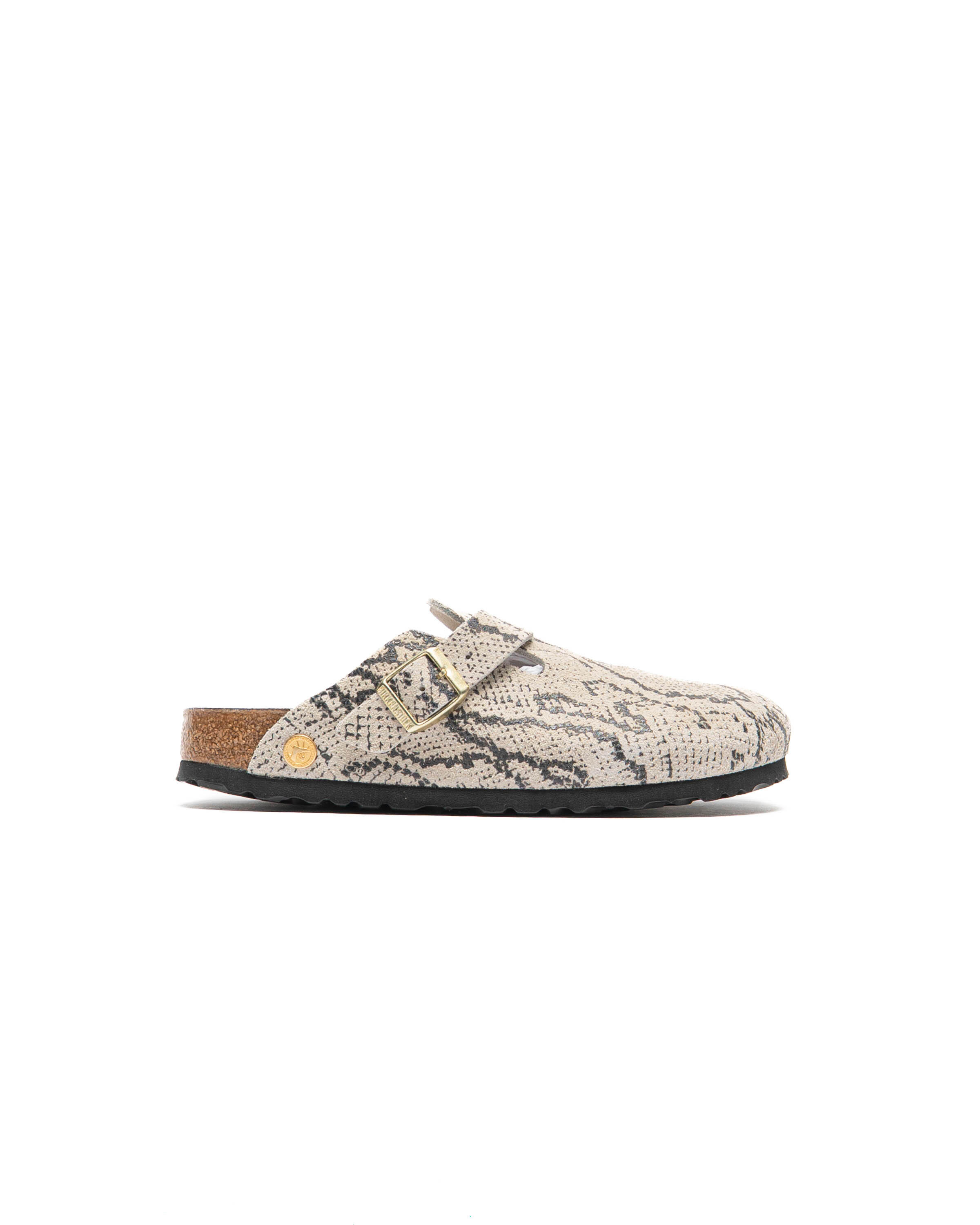 Birkenstock WMNS Boston Rivet Logo Suede Leather | 1033086 | AFEW